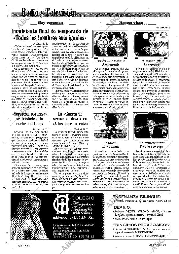 ABC MADRID 30-03-1998 página 132