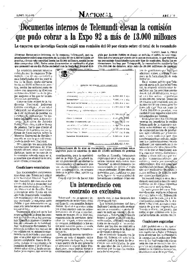 ABC MADRID 30-03-1998 página 19