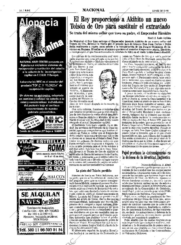 ABC MADRID 30-03-1998 página 24