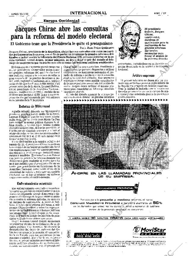 ABC MADRID 30-03-1998 página 29