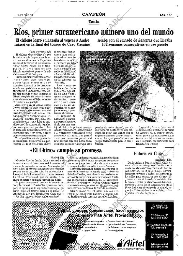 ABC MADRID 30-03-1998 página 87