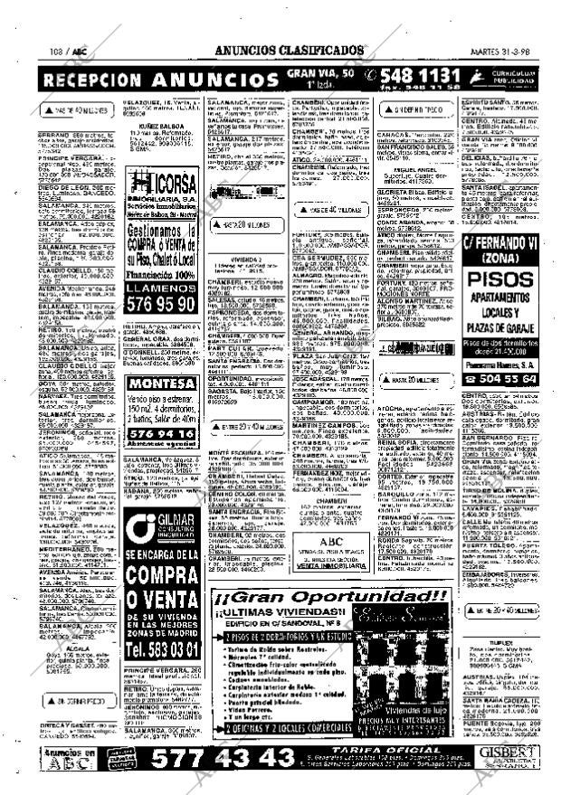 ABC MADRID 31-03-1998 página 108