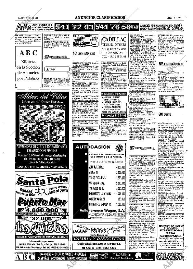 ABC MADRID 31-03-1998 página 119