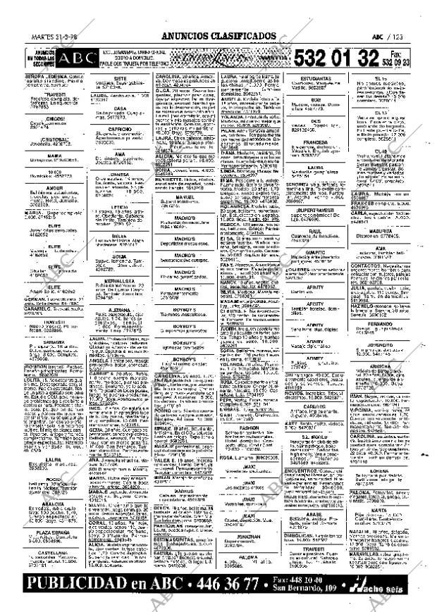 ABC MADRID 31-03-1998 página 123