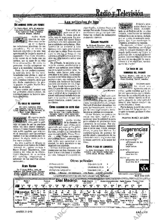 ABC MADRID 31-03-1998 página 133