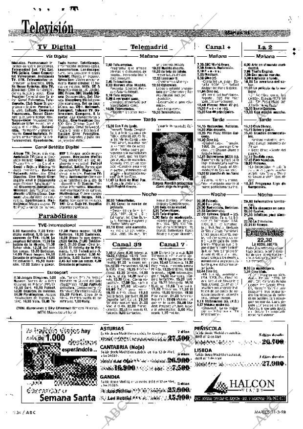 ABC MADRID 31-03-1998 página 134