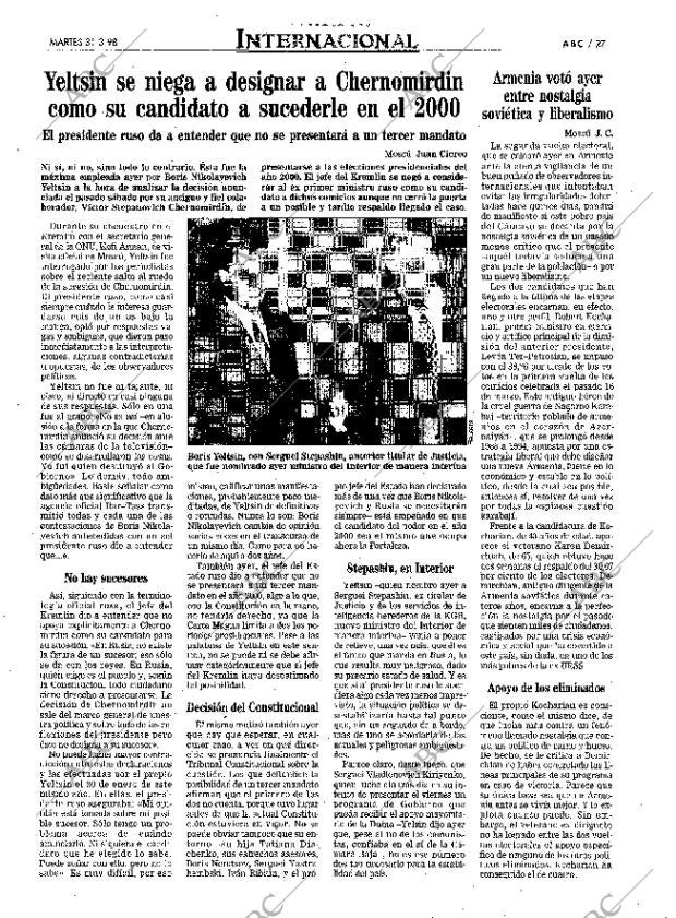 ABC MADRID 31-03-1998 página 27