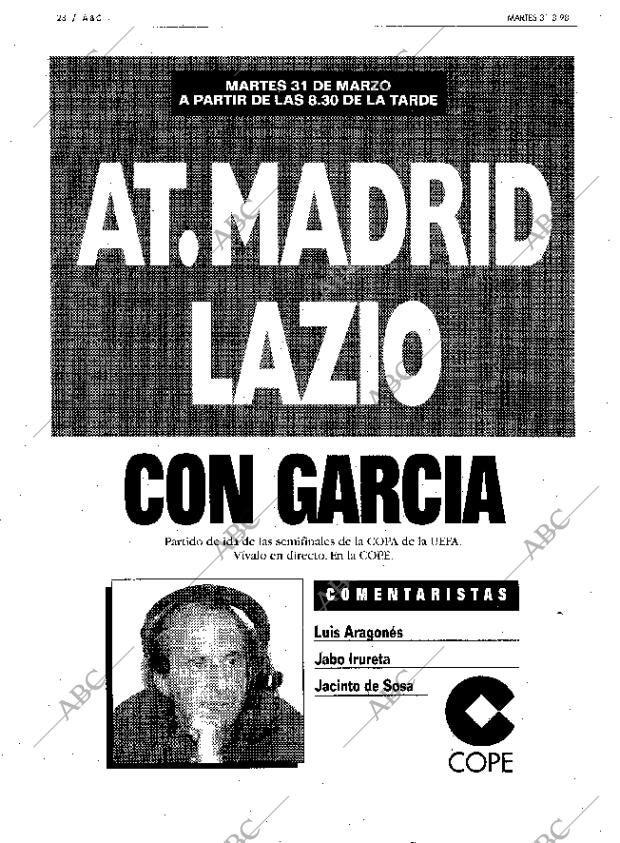 ABC MADRID 31-03-1998 página 28