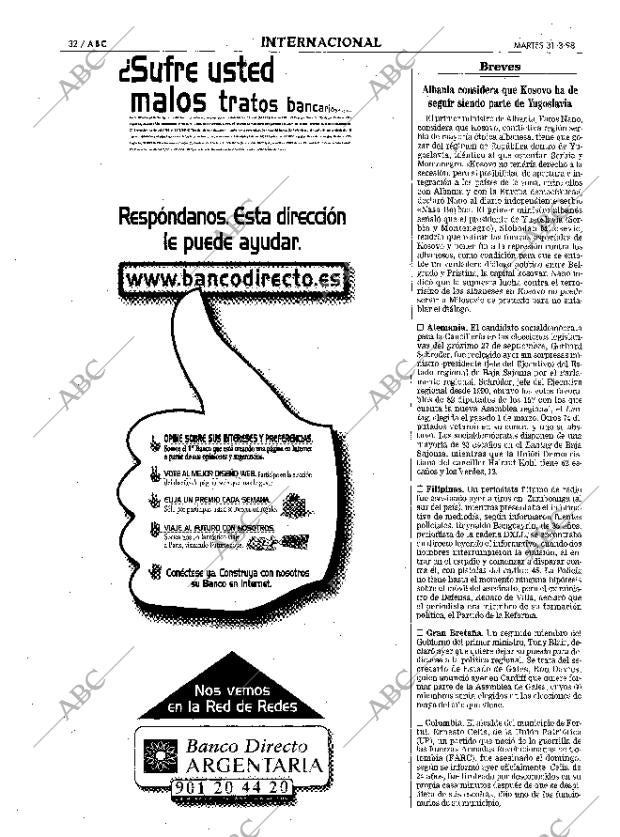 ABC MADRID 31-03-1998 página 32