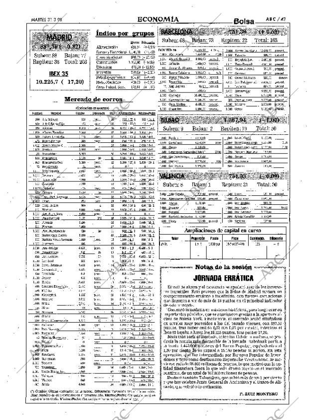 ABC MADRID 31-03-1998 página 43
