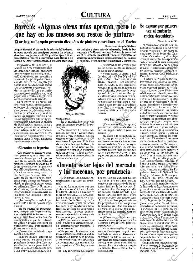 ABC MADRID 31-03-1998 página 49