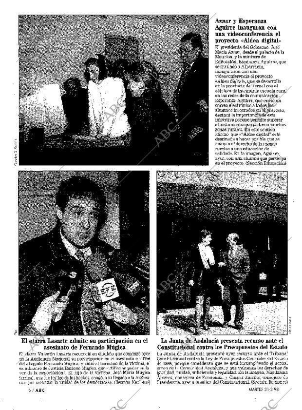 ABC MADRID 31-03-1998 página 6