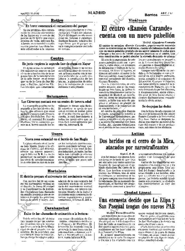 ABC MADRID 31-03-1998 página 67