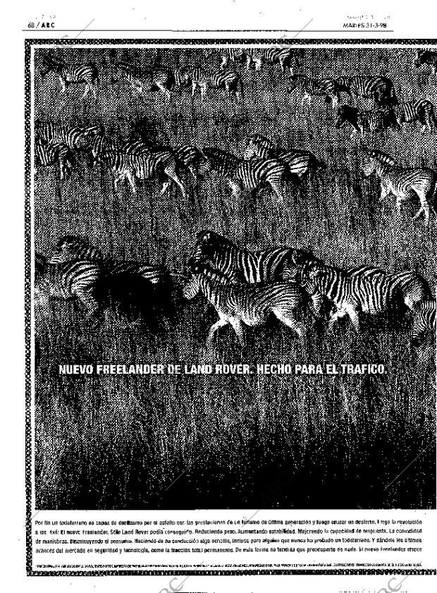ABC MADRID 31-03-1998 página 68