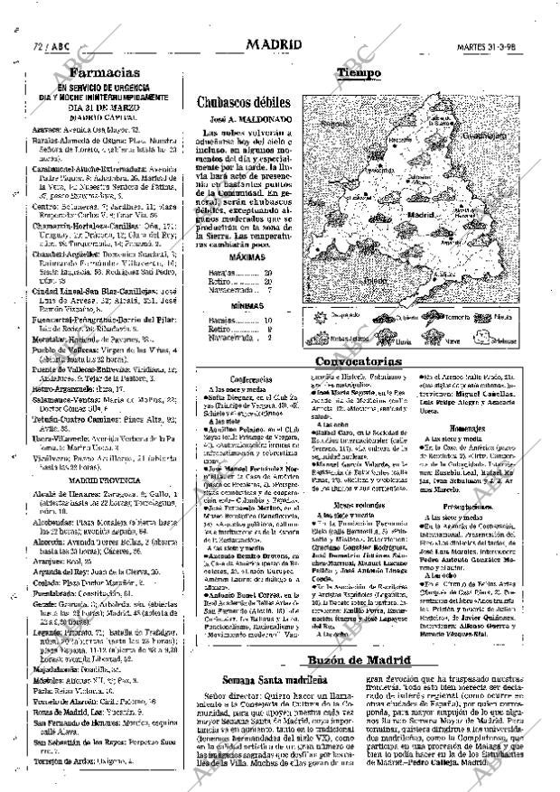 ABC MADRID 31-03-1998 página 72