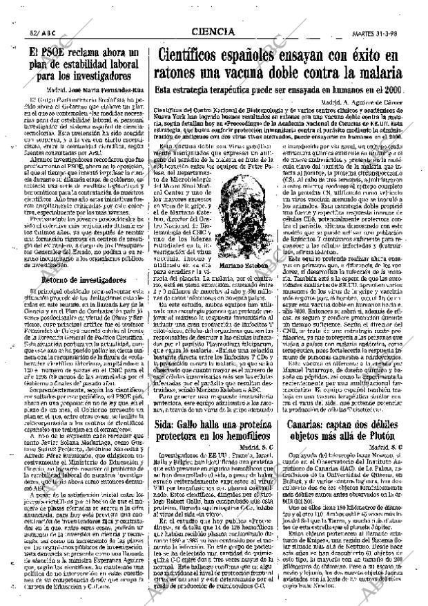 ABC MADRID 31-03-1998 página 82
