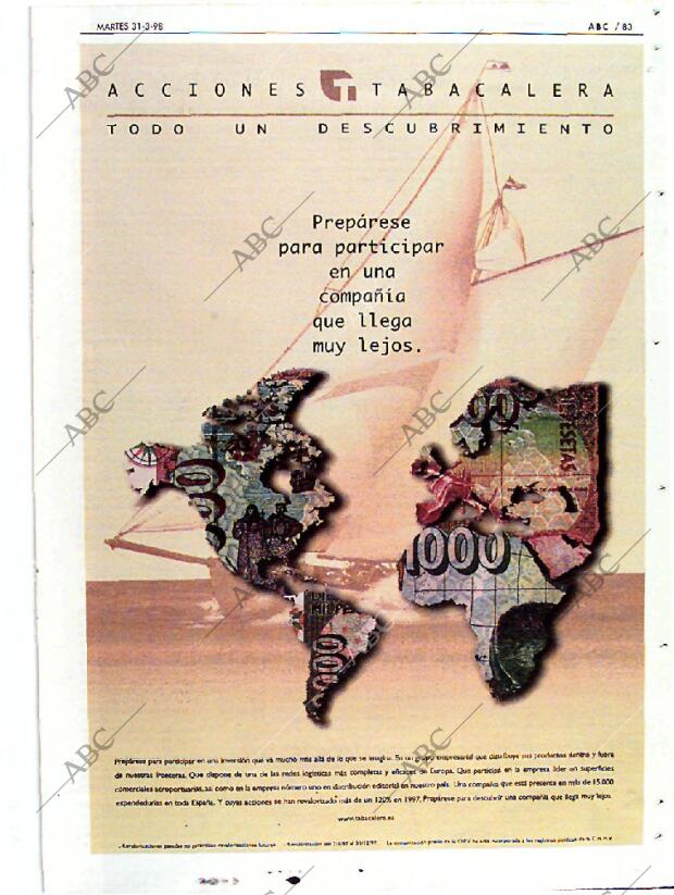 ABC MADRID 31-03-1998 página 83