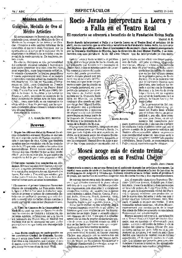 ABC MADRID 31-03-1998 página 94