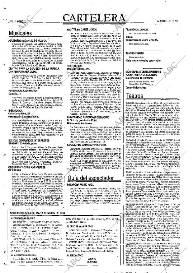 ABC MADRID 31-03-1998 página 96