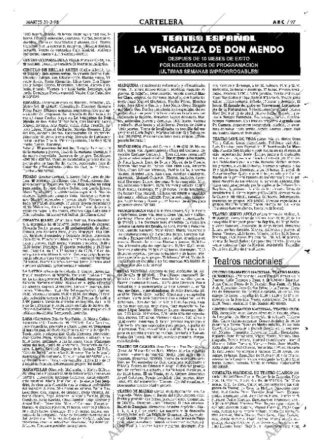ABC MADRID 31-03-1998 página 97