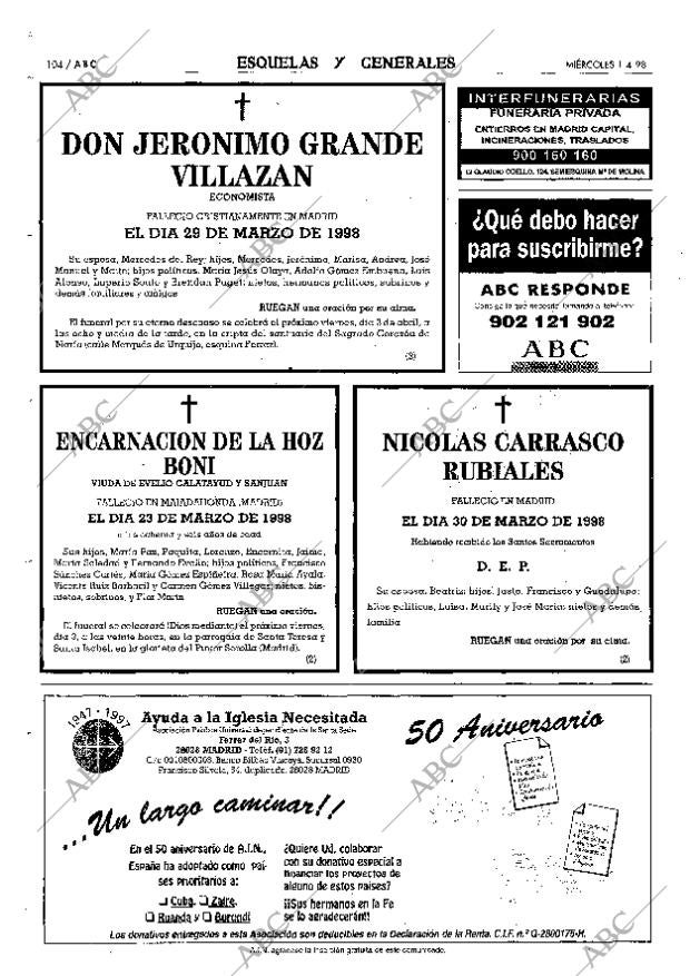 ABC MADRID 01-04-1998 página 104