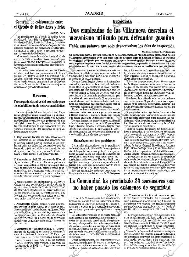 ABC MADRID 02-04-1998 página 70