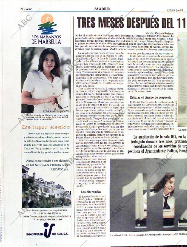 ABC MADRID 02-04-1998 página 72