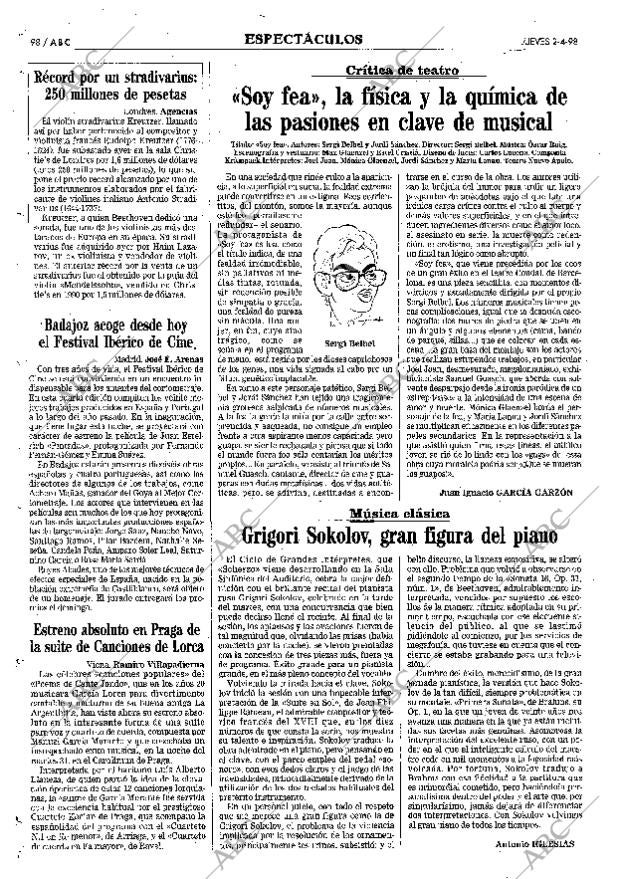 ABC MADRID 02-04-1998 página 98