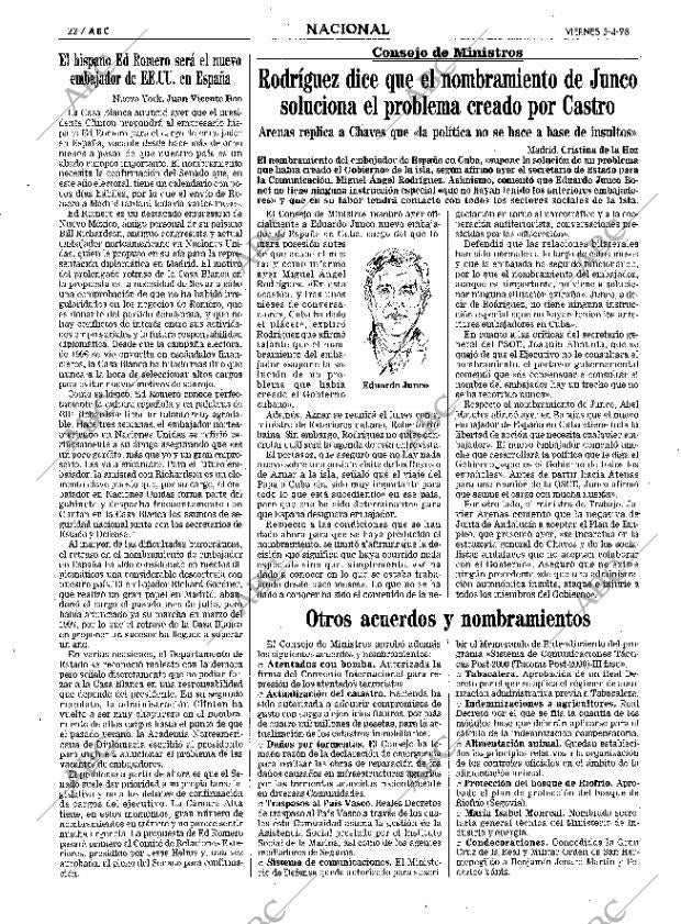 ABC MADRID 03-04-1998 página 22