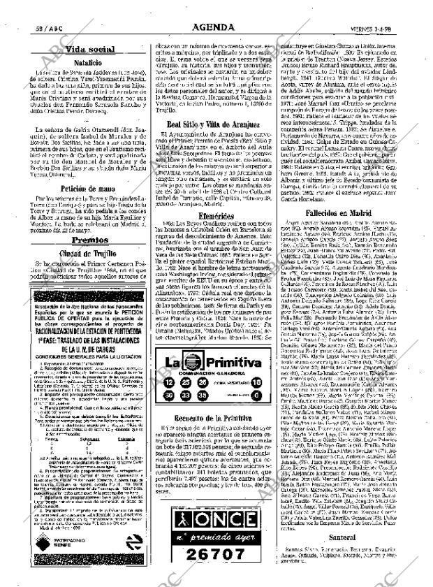 ABC MADRID 03-04-1998 página 58