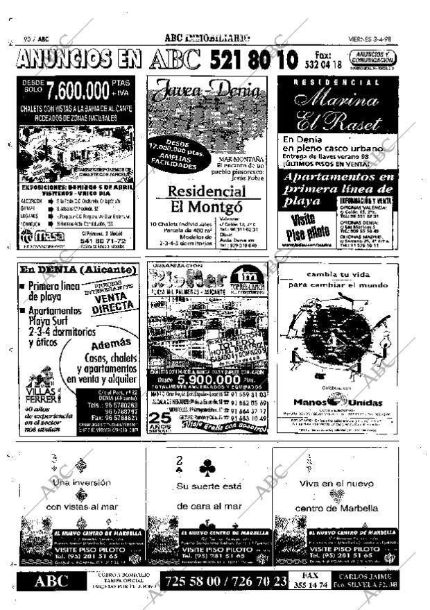 ABC MADRID 03-04-1998 página 90