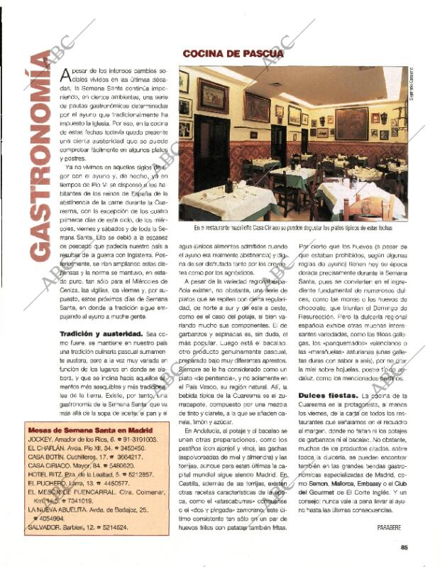BLANCO Y NEGRO MADRID 05-04-1998 página 85