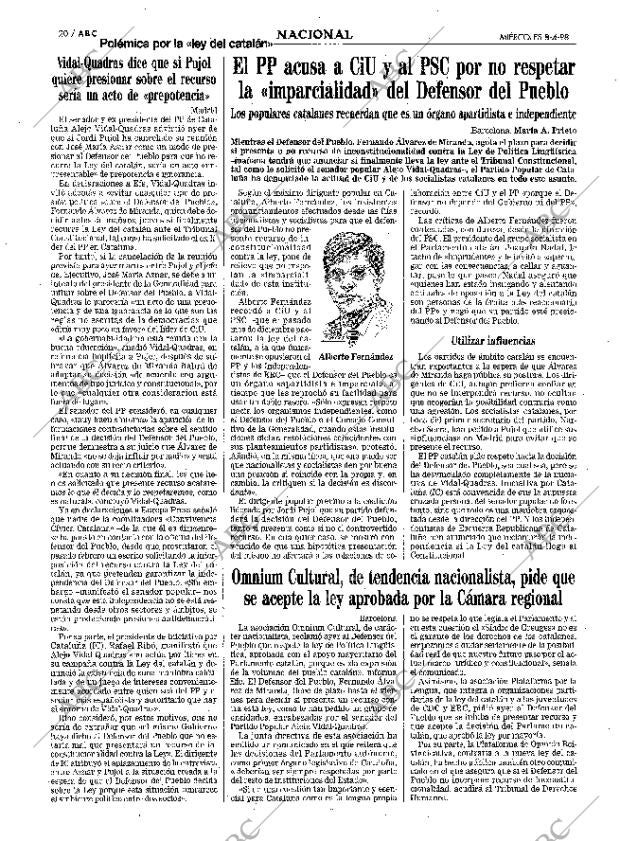 ABC MADRID 08-04-1998 página 20
