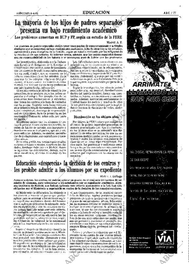 ABC MADRID 08-04-1998 página 77