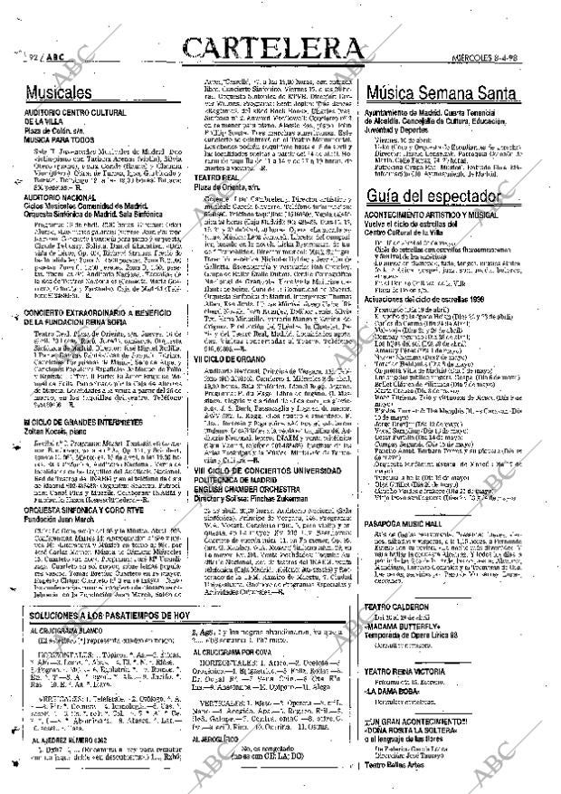 ABC MADRID 08-04-1998 página 92