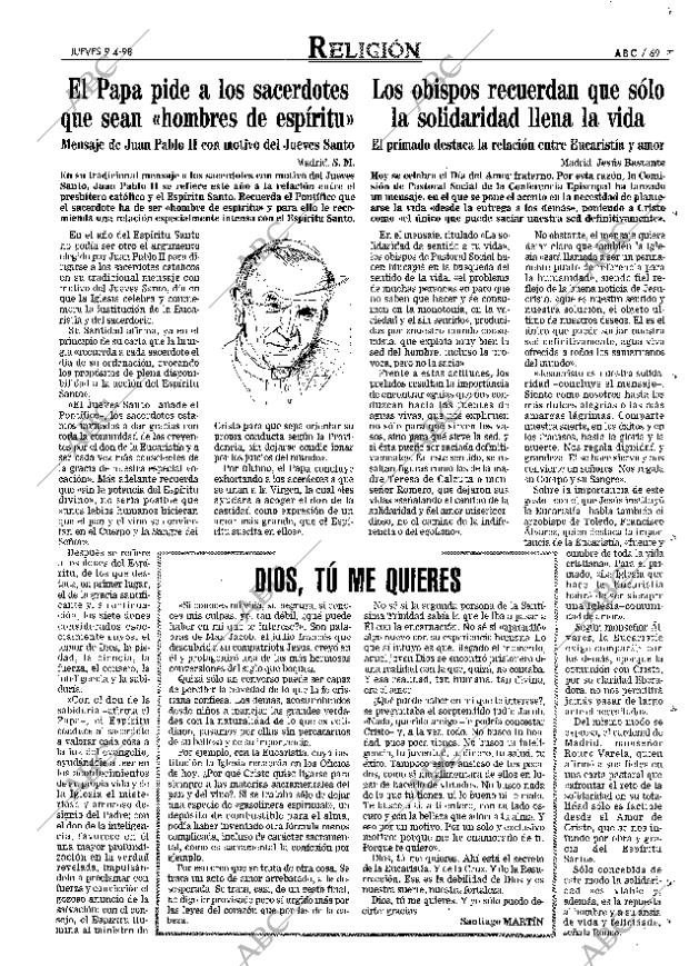 ABC MADRID 09-04-1998 página 69
