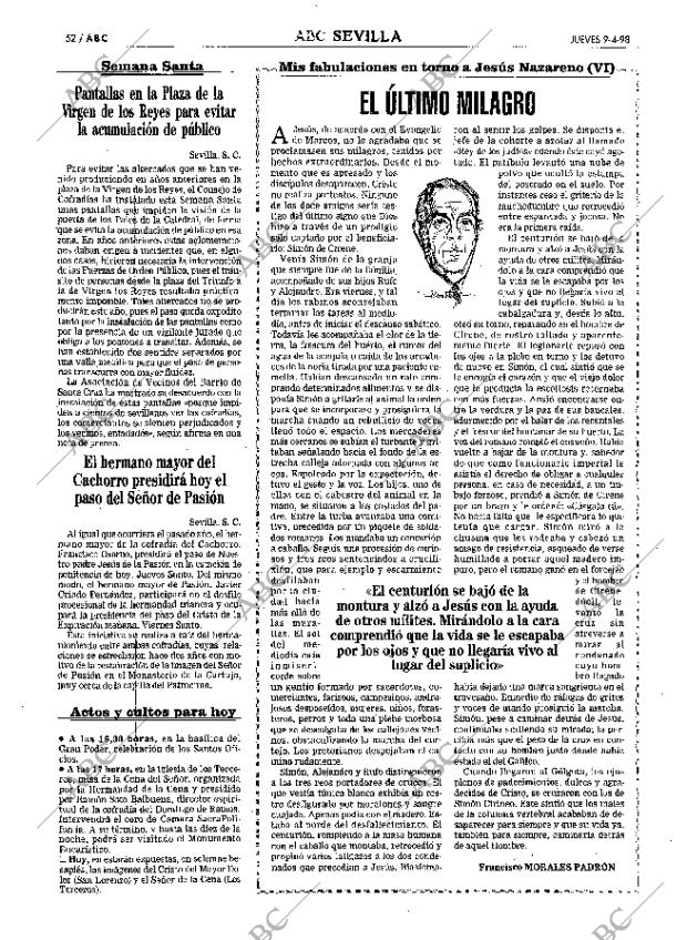 ABC SEVILLA 09-04-1998 página 52