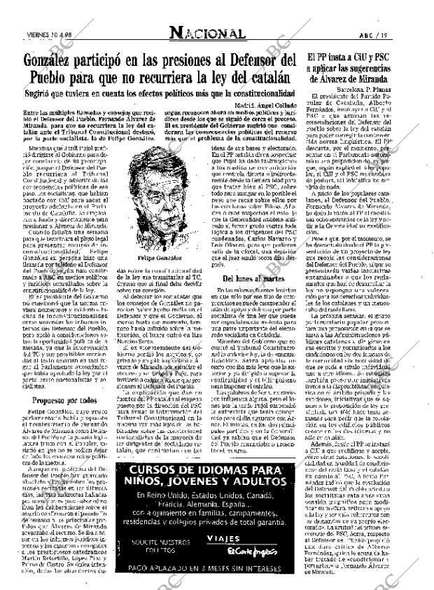 ABC MADRID 10-04-1998 página 19