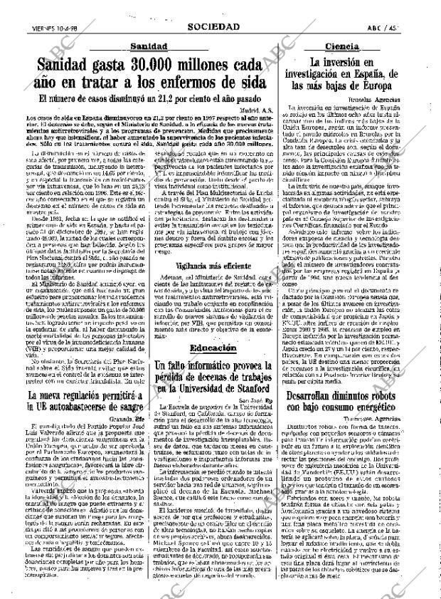 ABC MADRID 10-04-1998 página 45