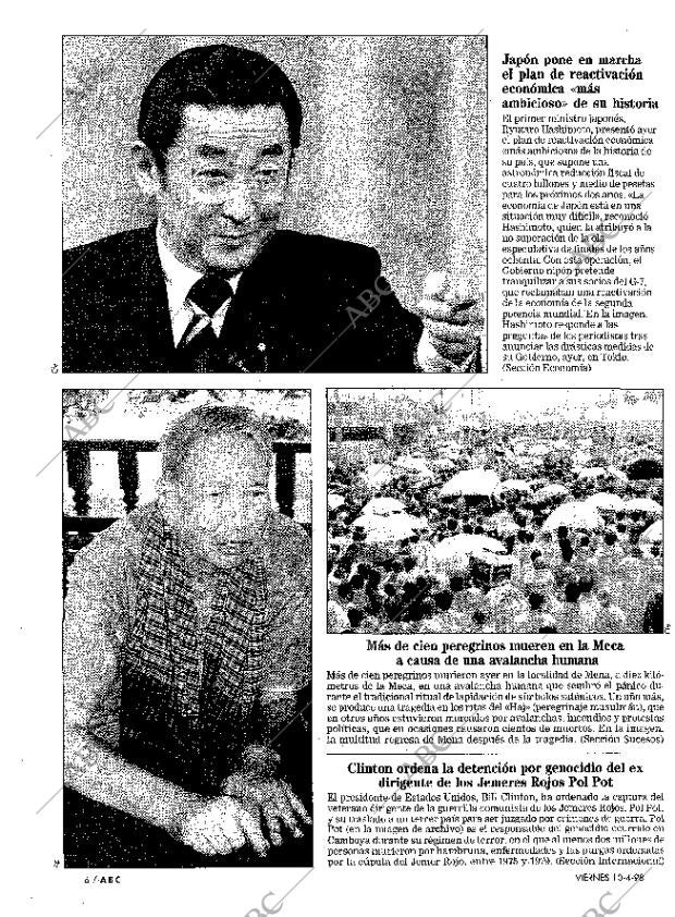ABC MADRID 10-04-1998 página 6