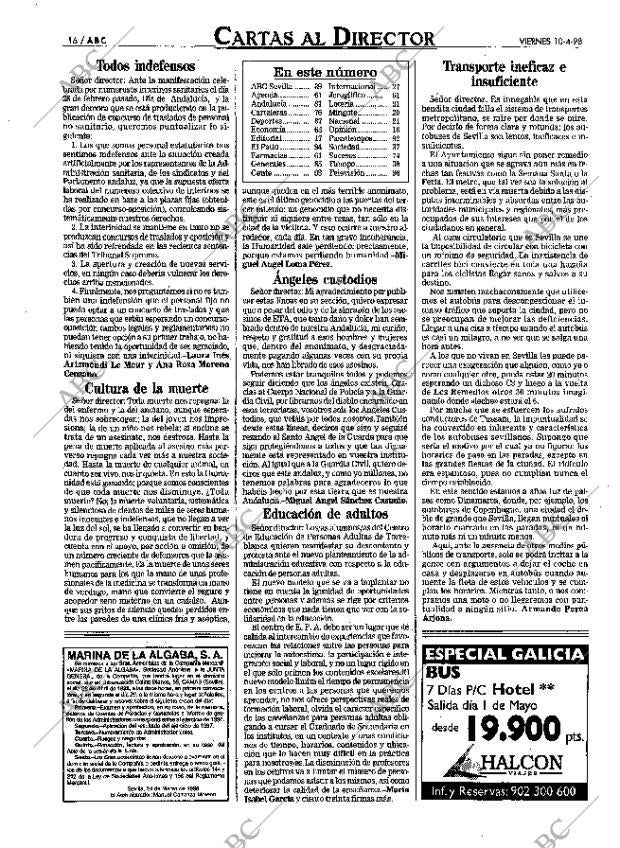 ABC SEVILLA 10-04-1998 página 16