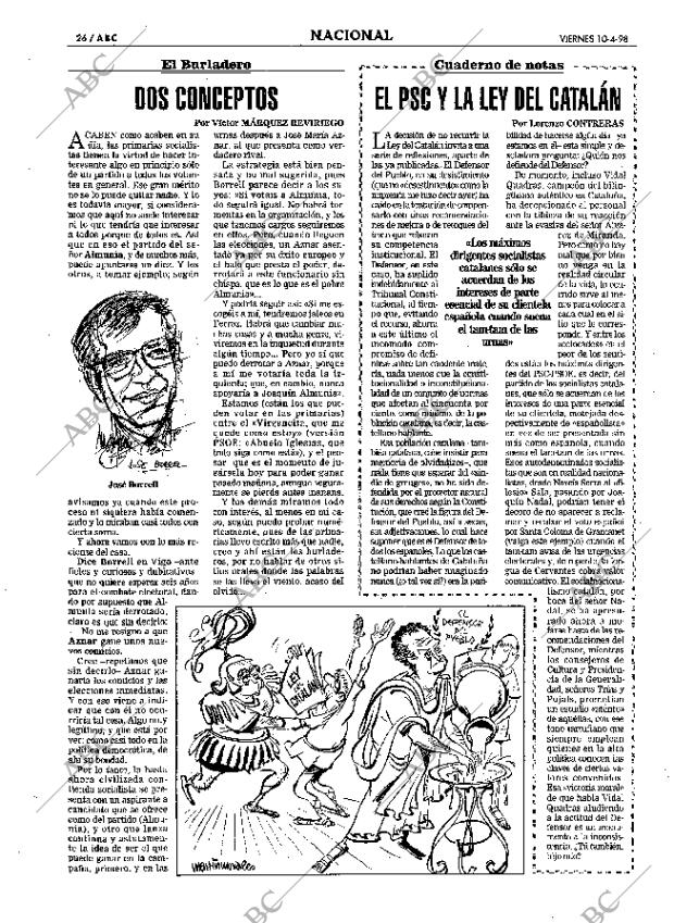 ABC SEVILLA 10-04-1998 página 26