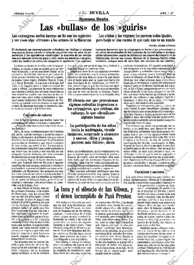 ABC SEVILLA 10-04-1998 página 47