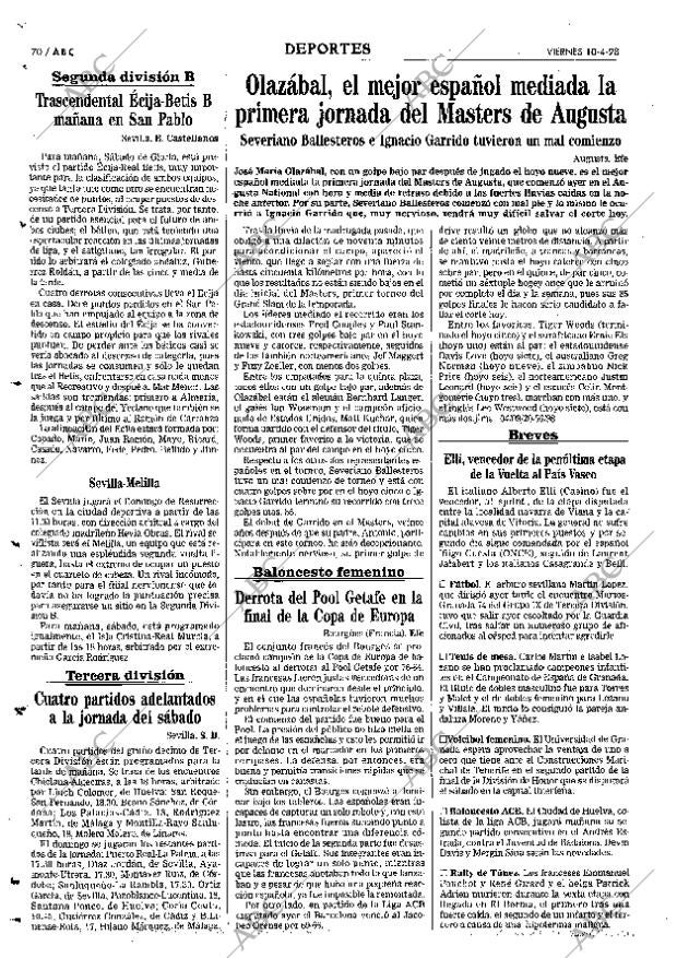 ABC SEVILLA 10-04-1998 página 70