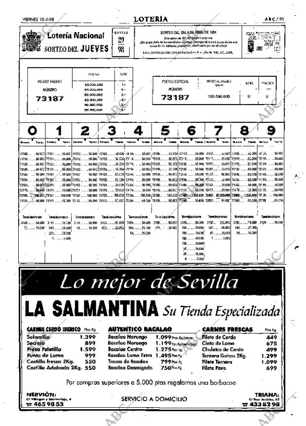 ABC SEVILLA 10-04-1998 página 91