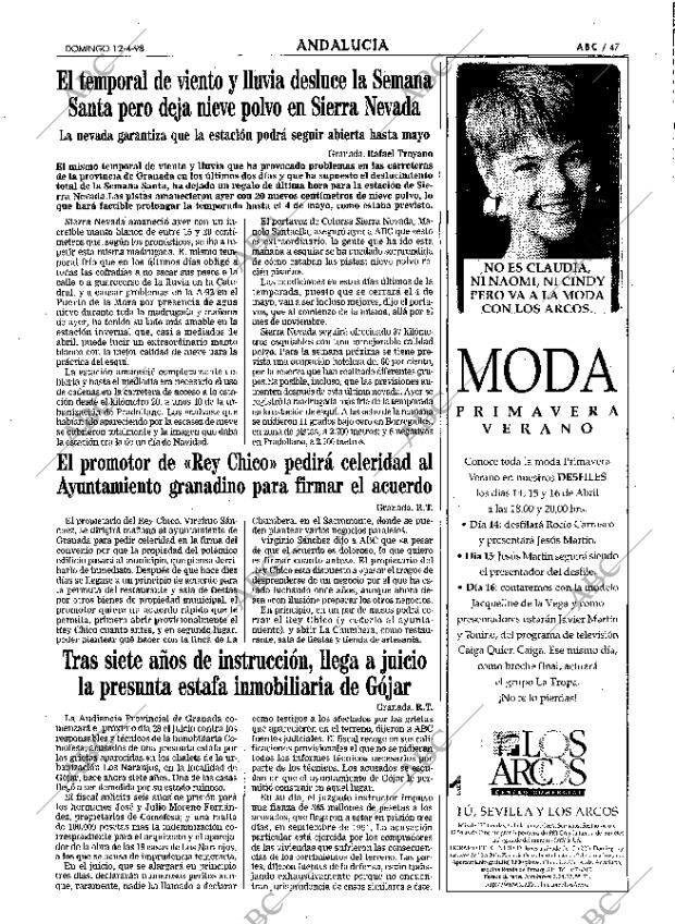 ABC SEVILLA 12-04-1998 página 47