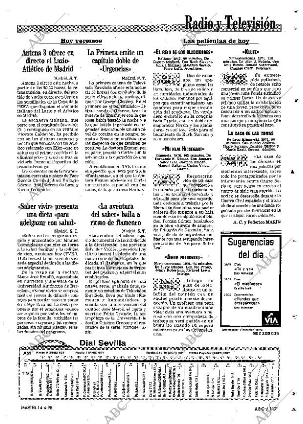 ABC SEVILLA 14-04-1998 página 117