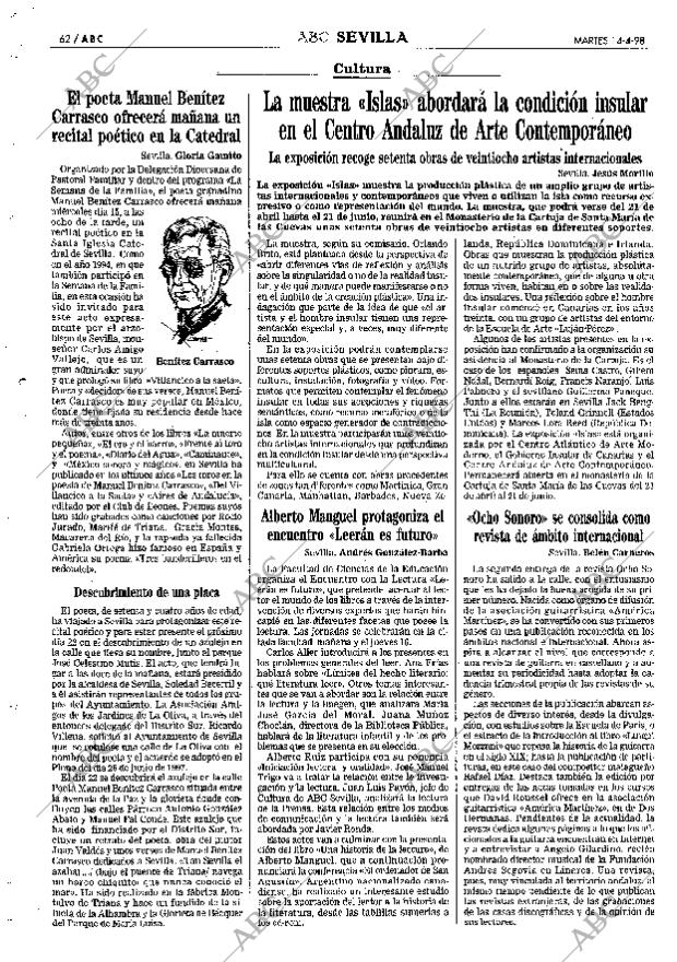 ABC SEVILLA 14-04-1998 página 62