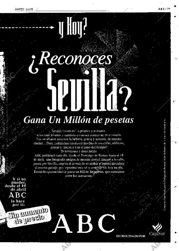 ABC SEVILLA 14-04-1998 página 79