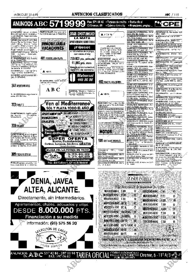 ABC MADRID 15-04-1998 página 115